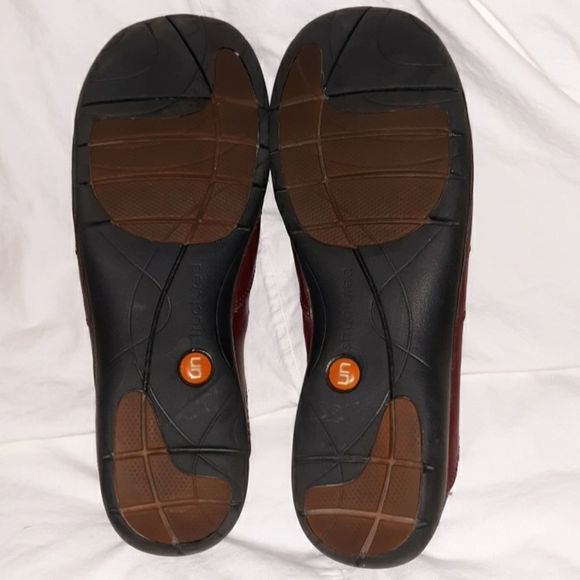 Clarks Unstructured Loop Burgundy Leather Shoes‎ - Picture 5 of 7